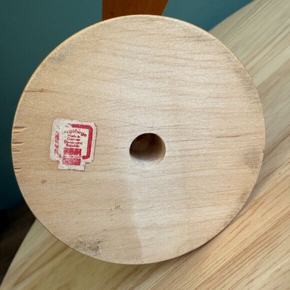 Vtg Erzgebirgische Volkskunst German Wooden Nutcracker Snowflake King  Handmade - Picture 8 of 10